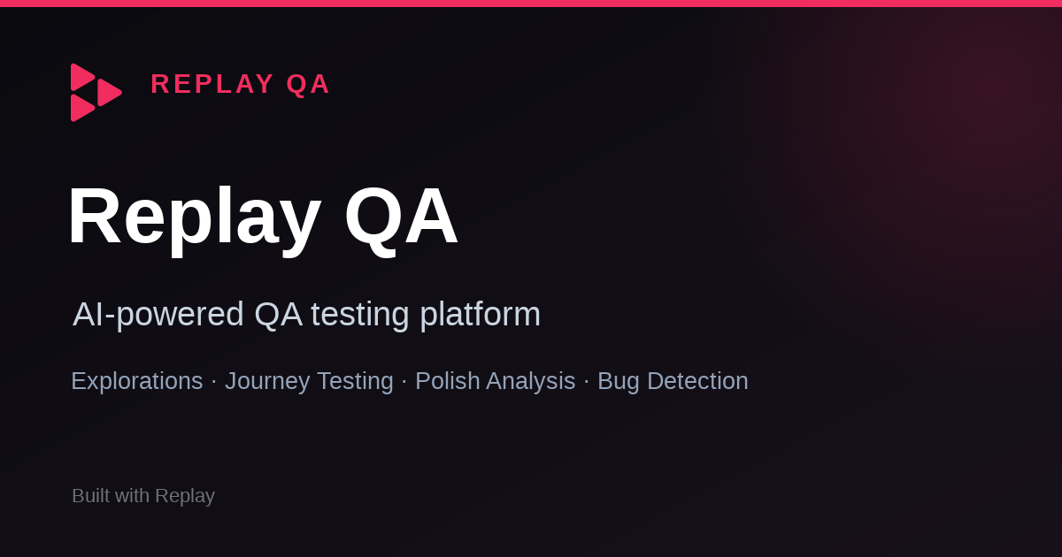 Replay QA
