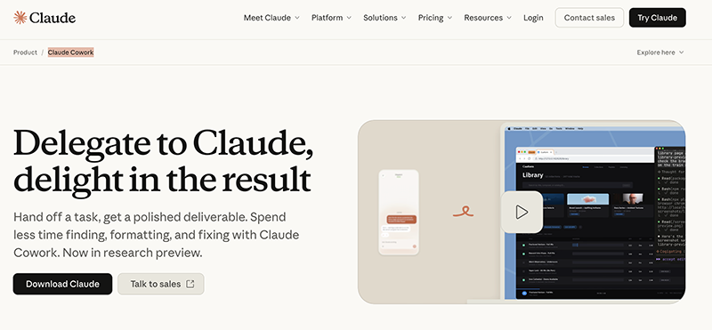 Claude Cowork screenshot