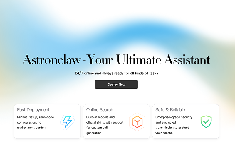 AstronClaw screenshot