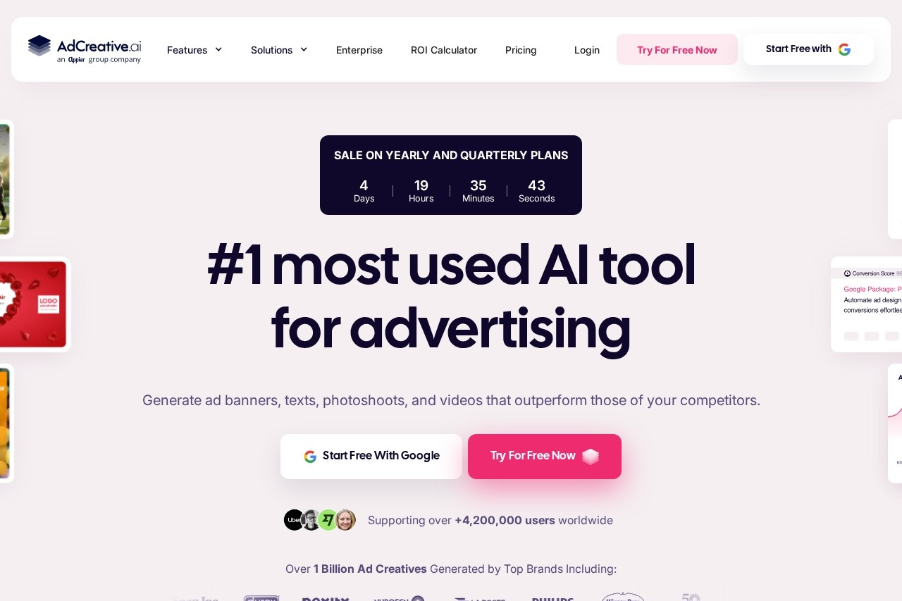 Adcreative.ai screenshot
