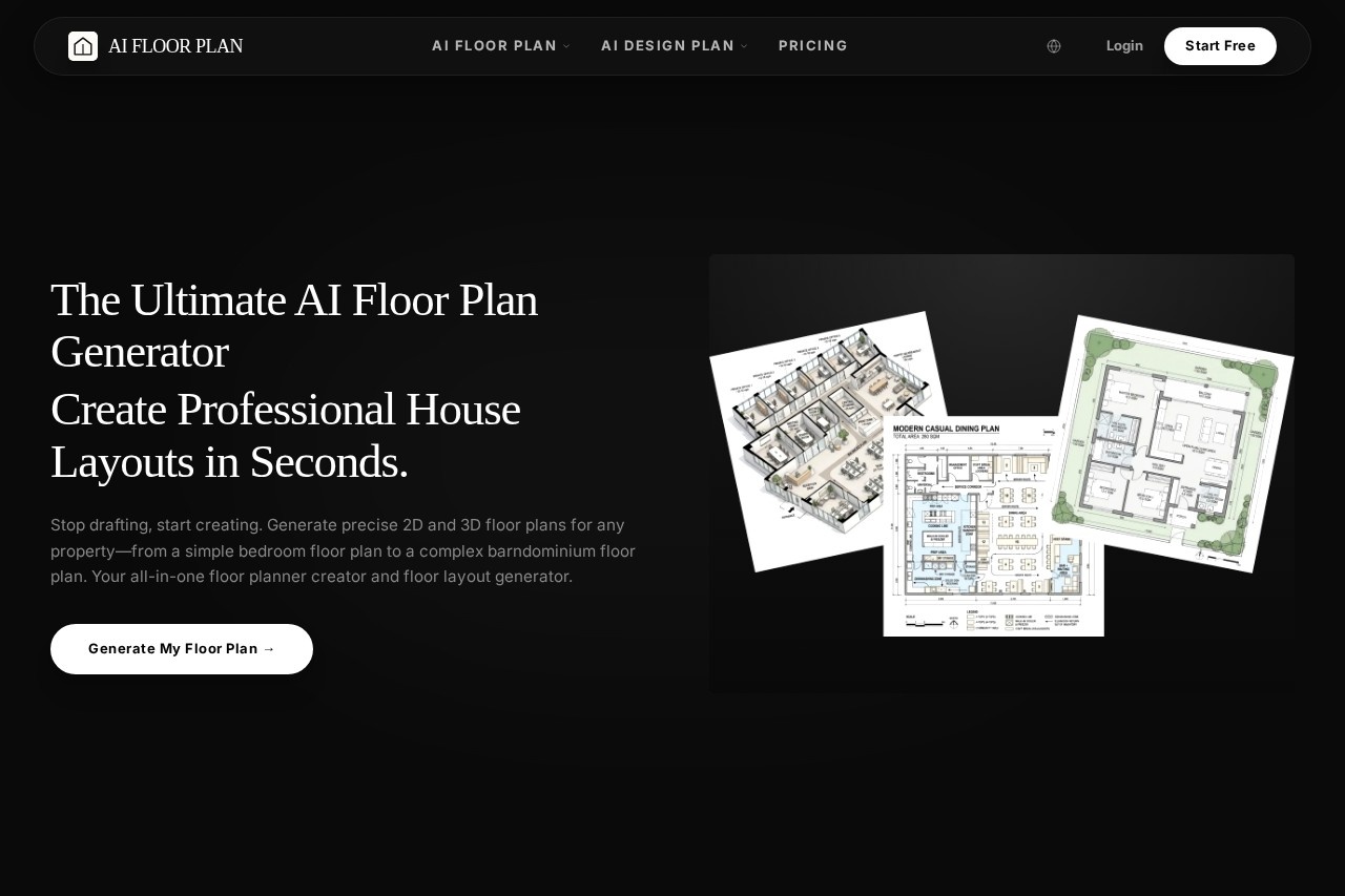 AI Floor Plan Generator screenshot