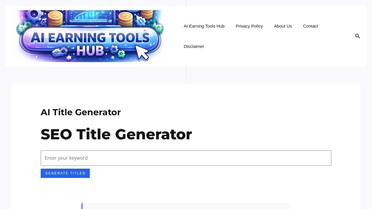 image for AI Title Generator