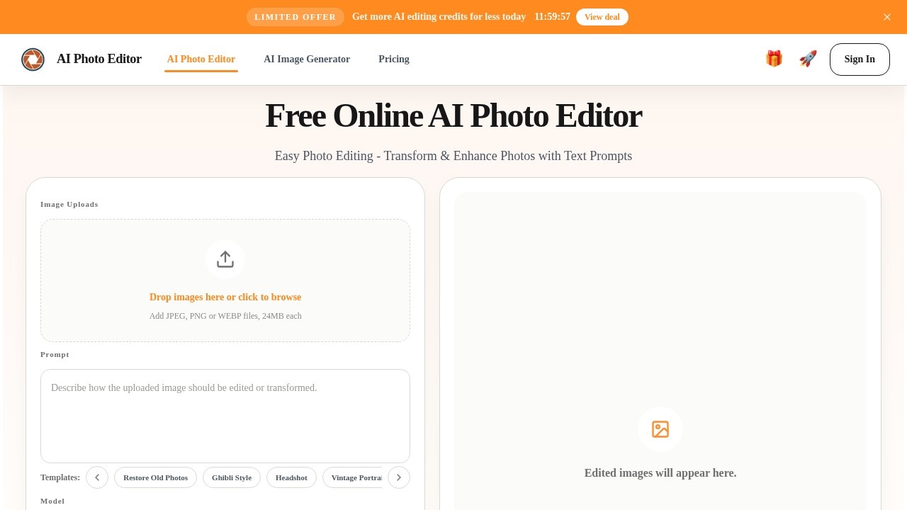 image for AI Photo Editor