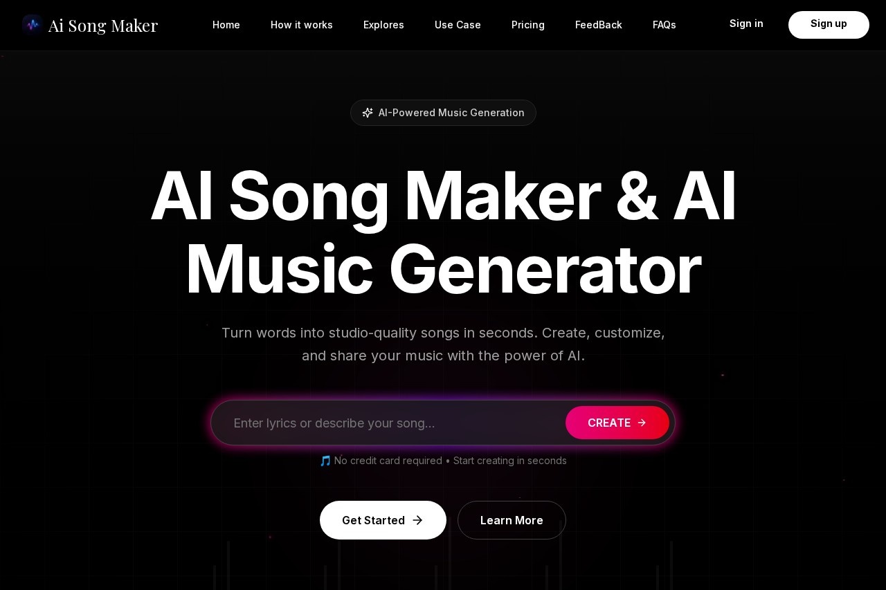 image for AI Song Maker
