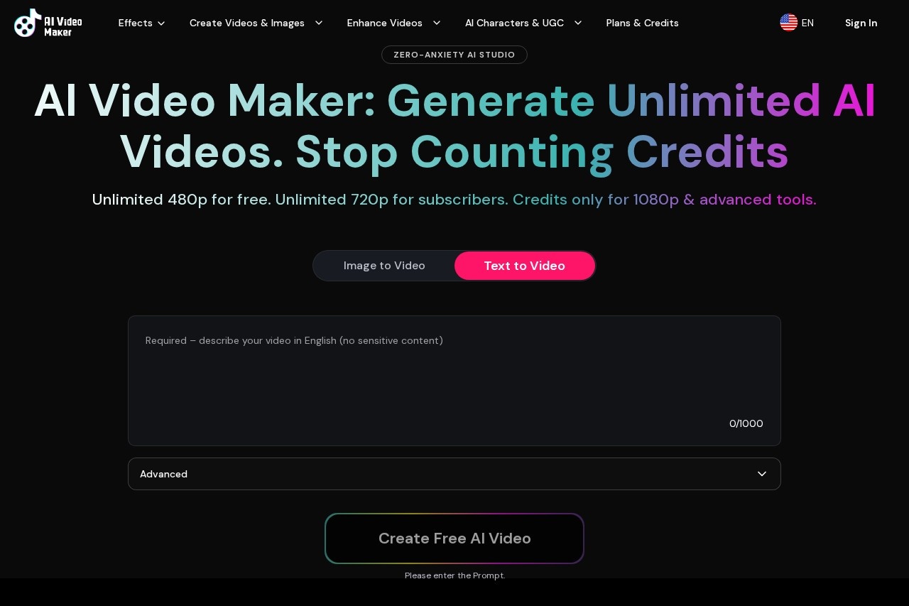 AI视频制作工具 screenshot