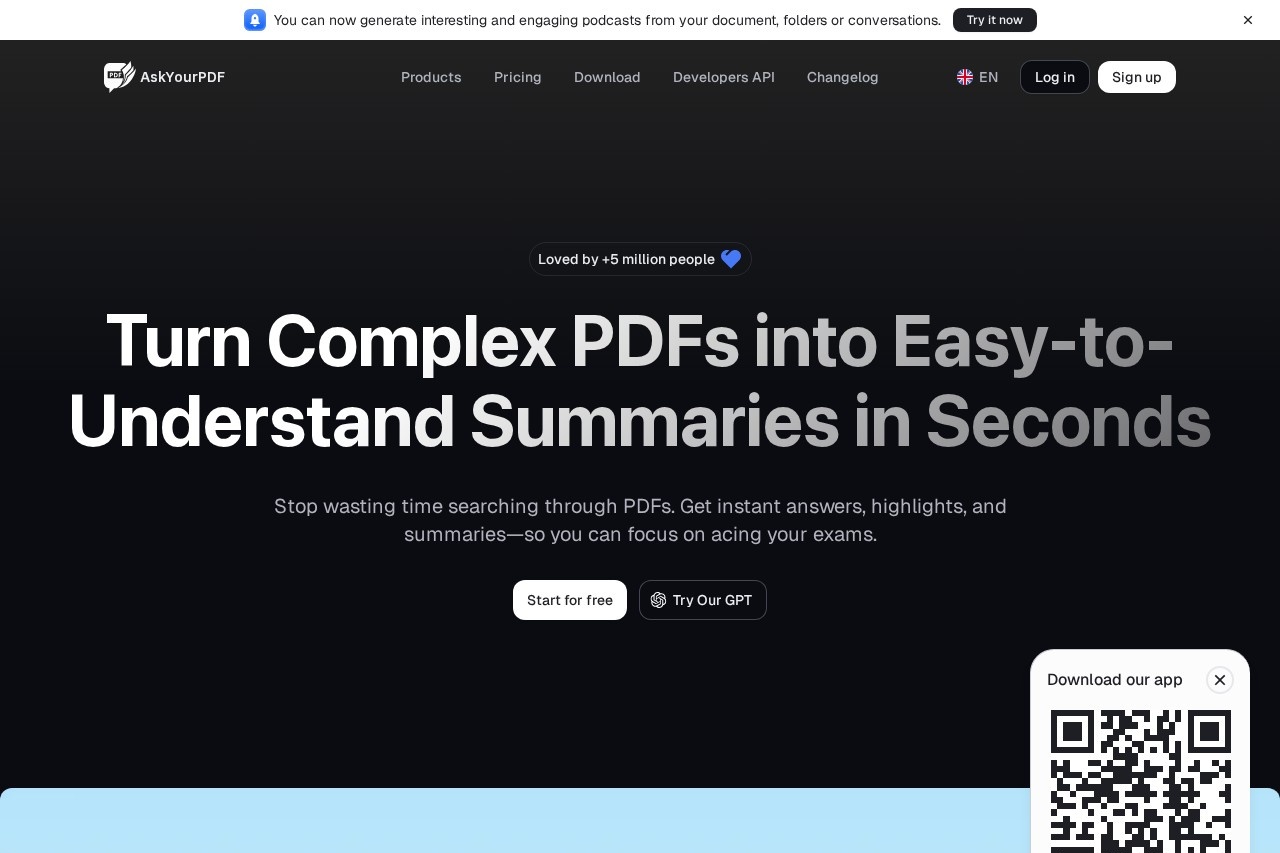 AskYourPDF screenshot