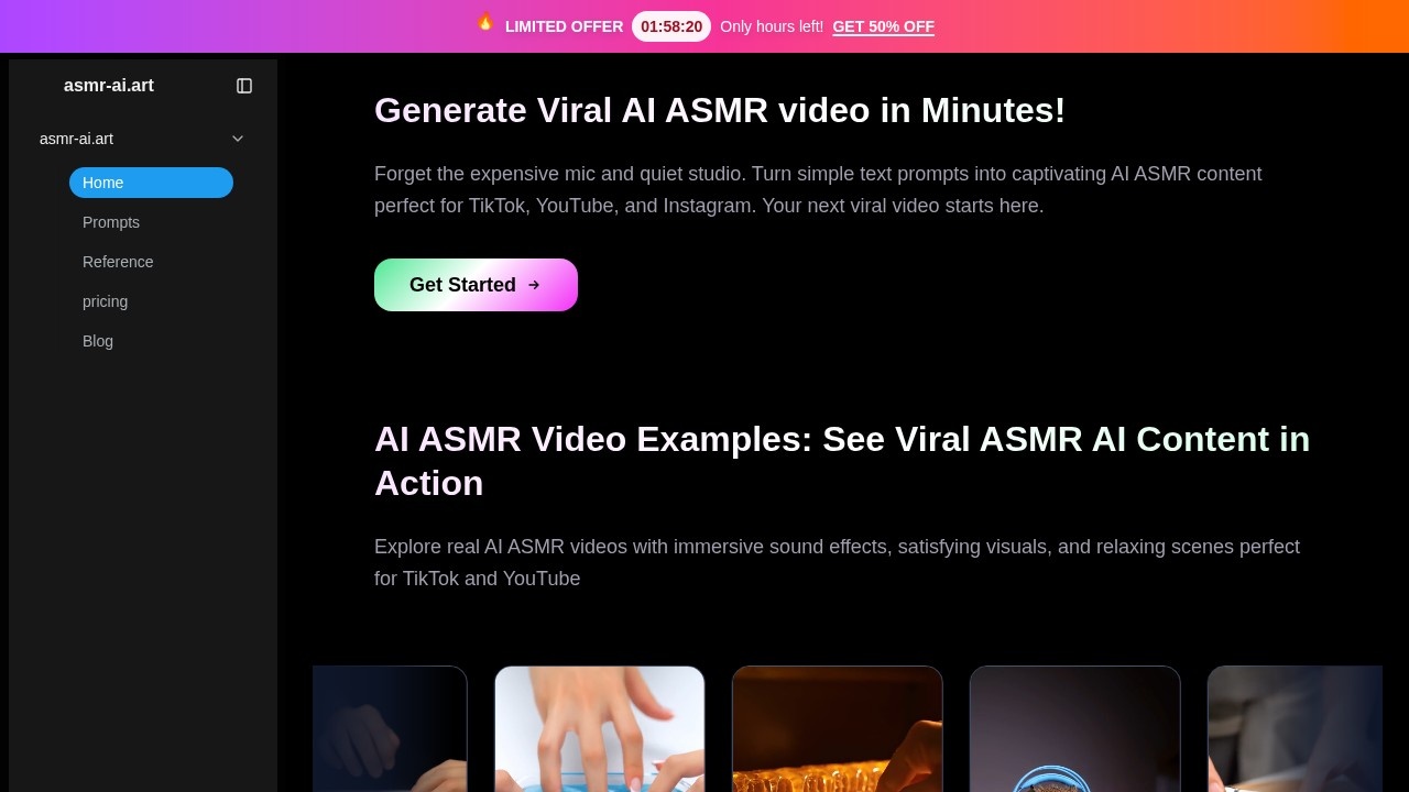 image for AI ASMR Generator