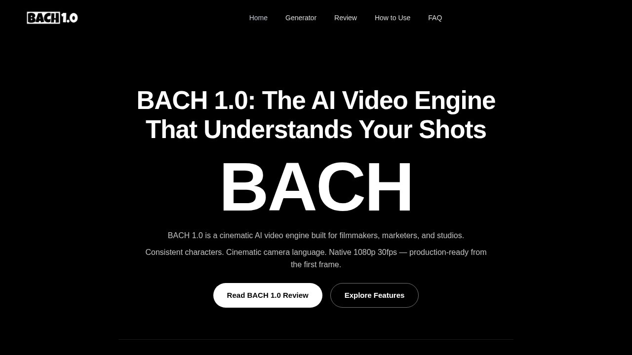 image for BACH 1.0