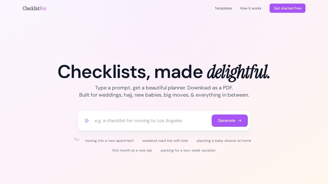 image for ChecklistFox