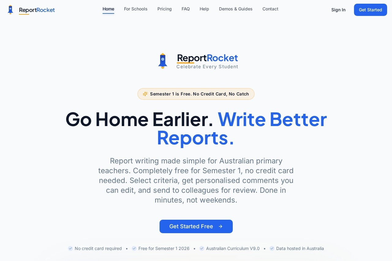 ReportRocket screenshot