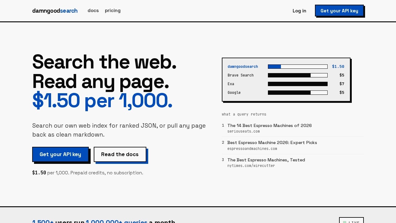 image for Damn Good Search