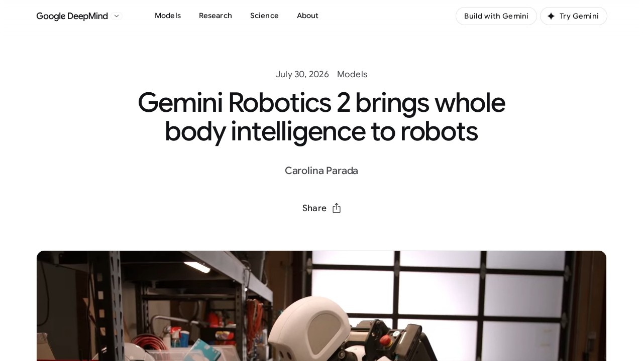 image for Gemini Robotics 2