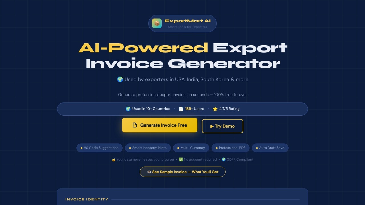 image for ExportMart AI