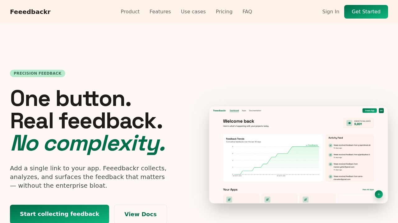 image for Feeedbackr