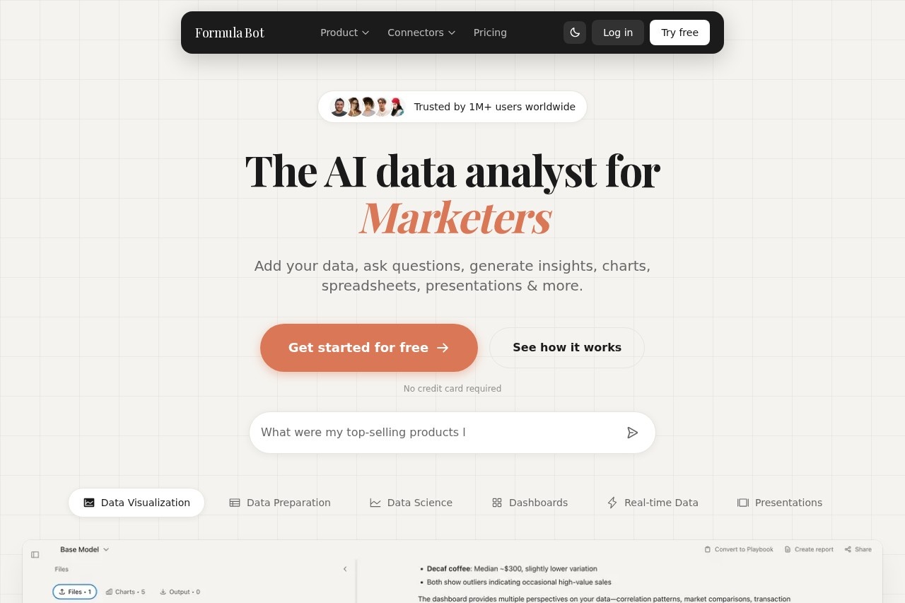 Formulabot screenshot