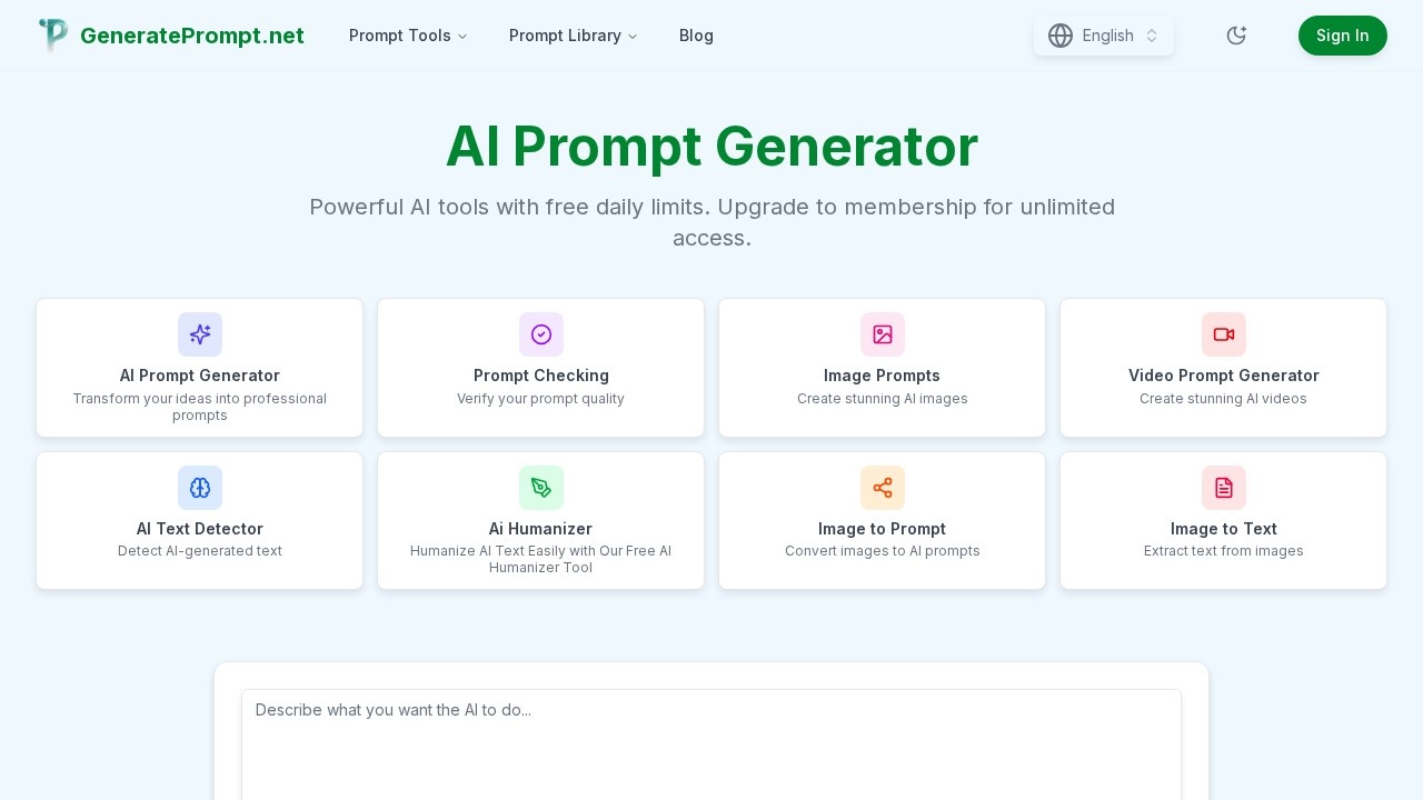 image for AI Prompt Generator