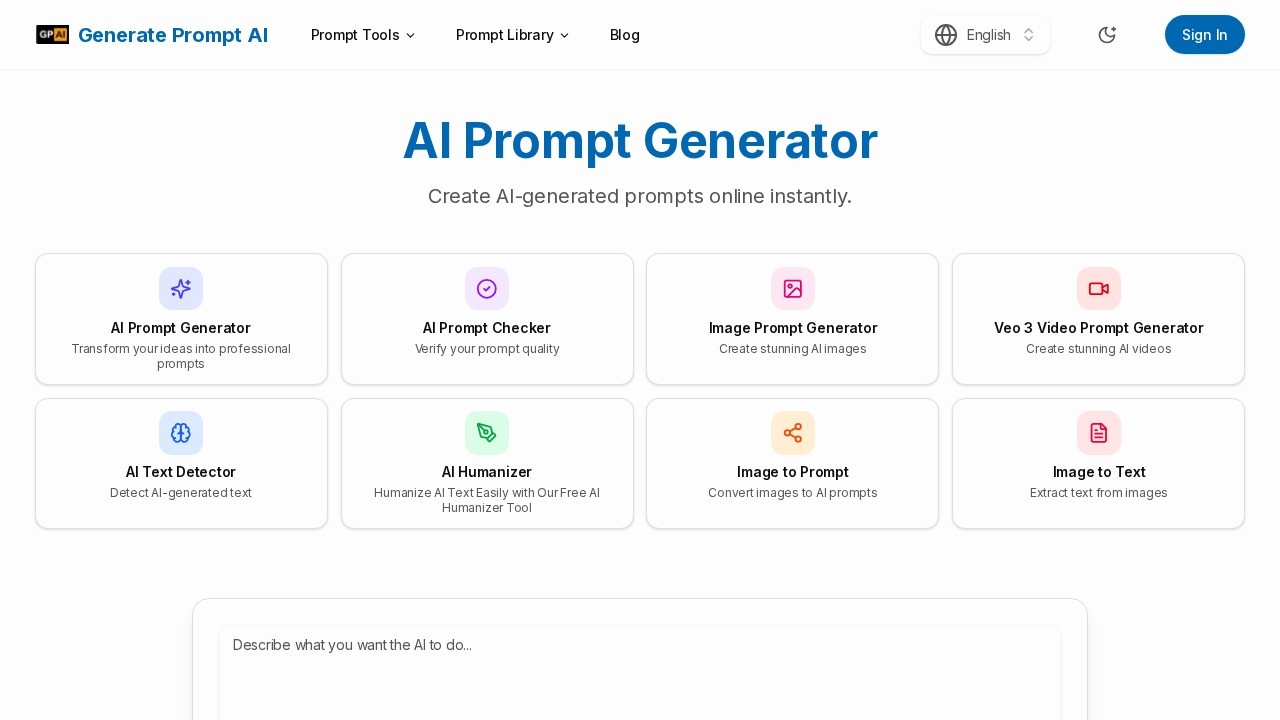image for Generate Prompt AI