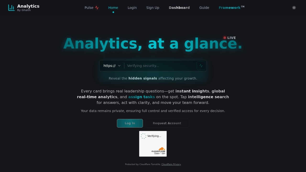 image for Analytics by Ghaith