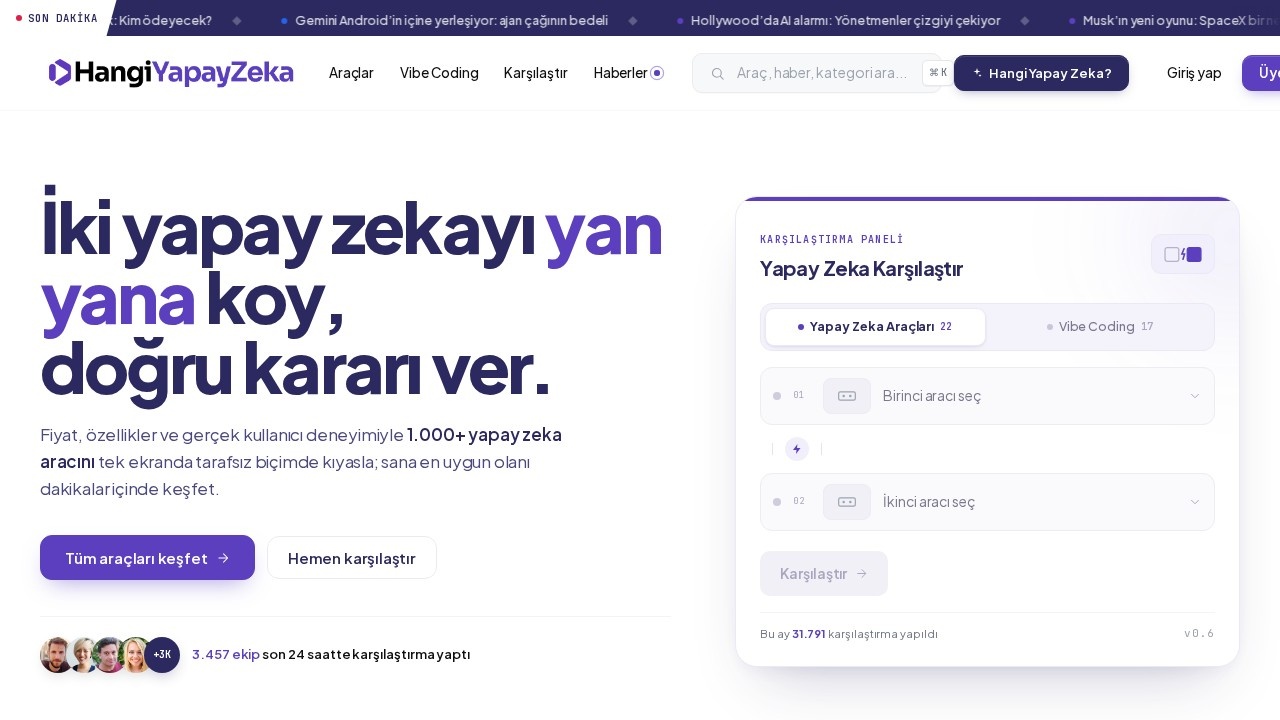 image for Hangi Yapay Zeka