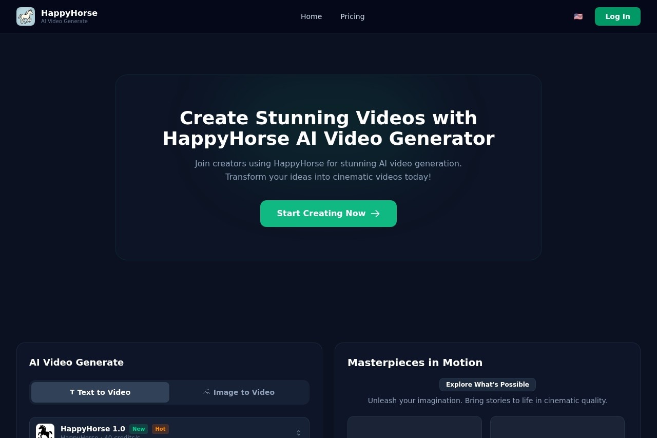 HappyHorse AI screenshot