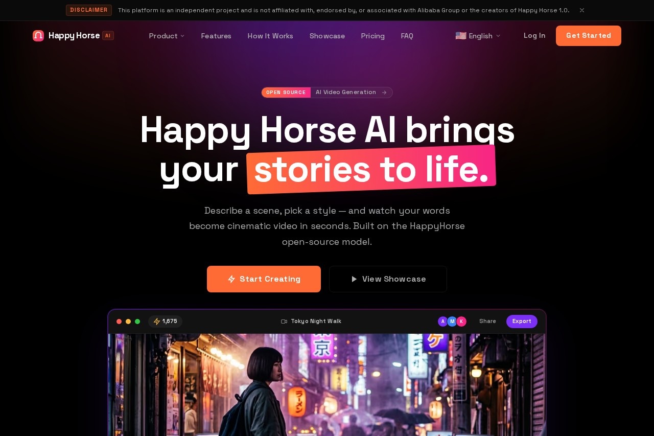 image for Happy Horse AI