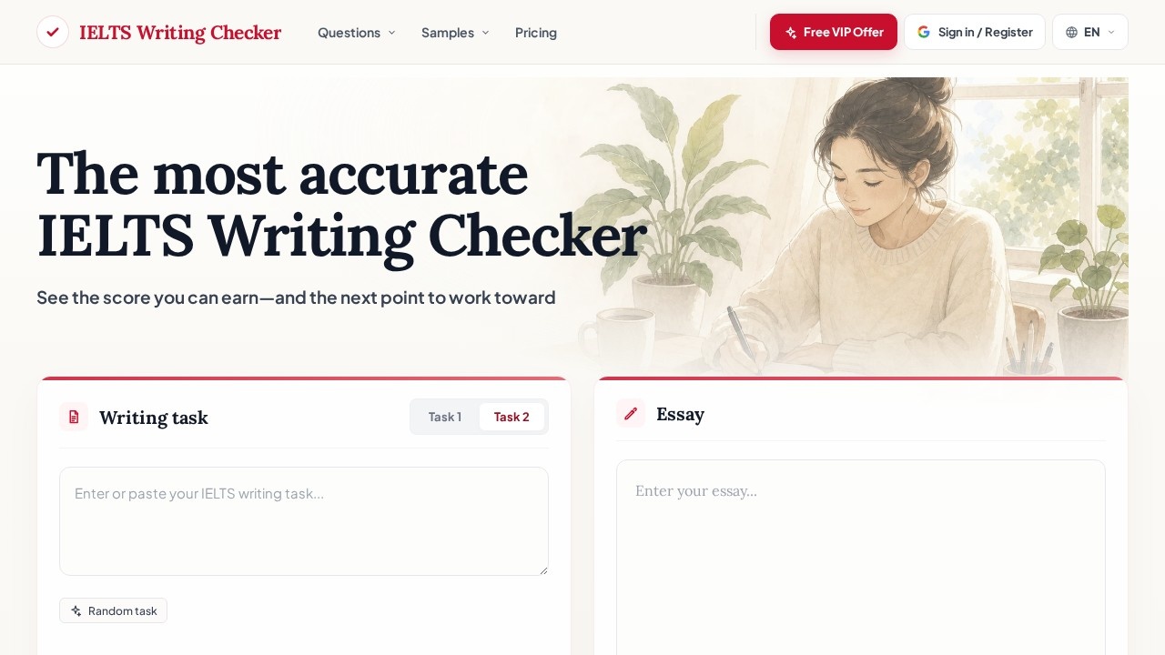 image for IELTS Writing Checker