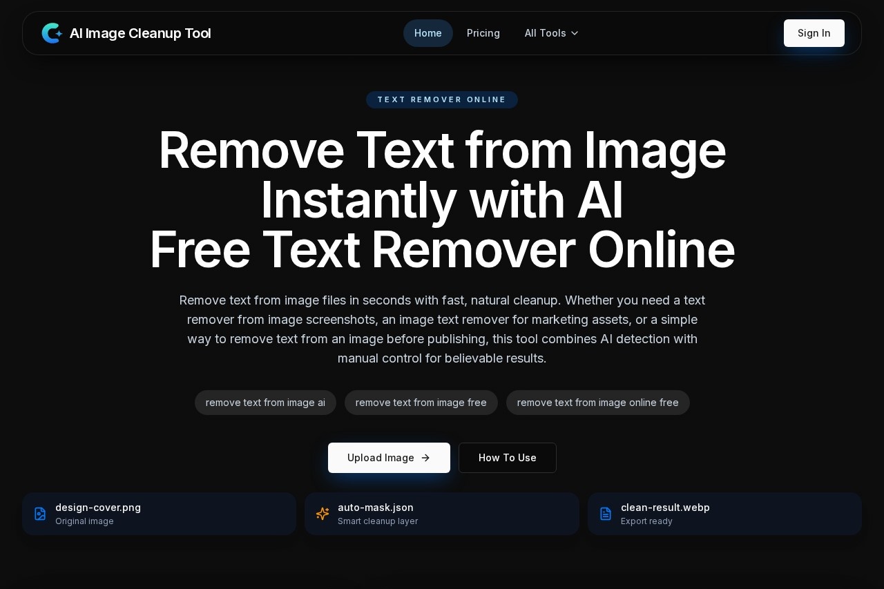 ImageCleanupAI screenshot