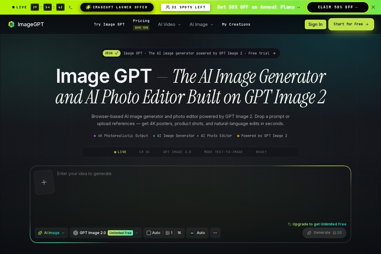 image for ImageGPT