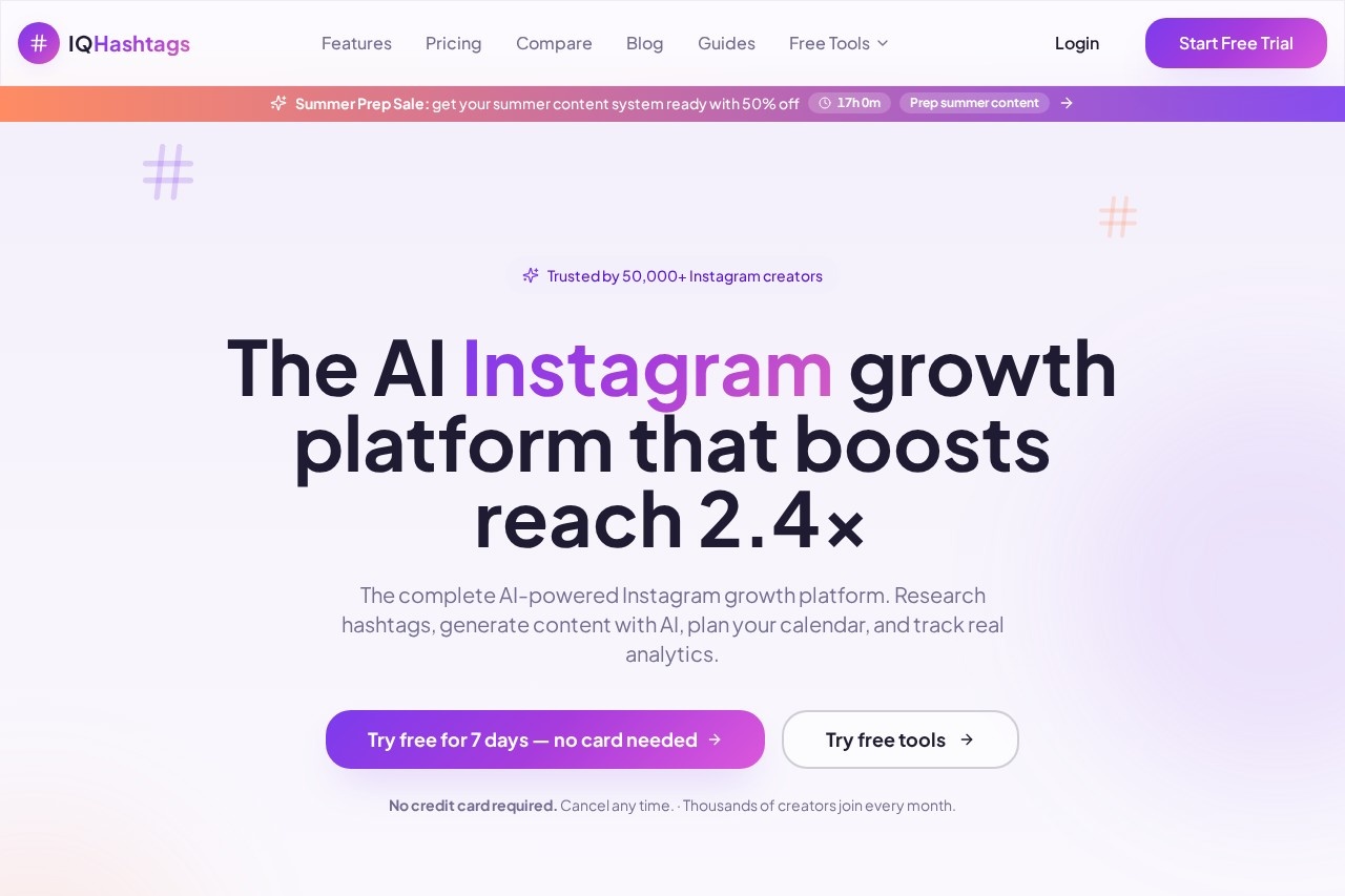 image for IQ Hashtags