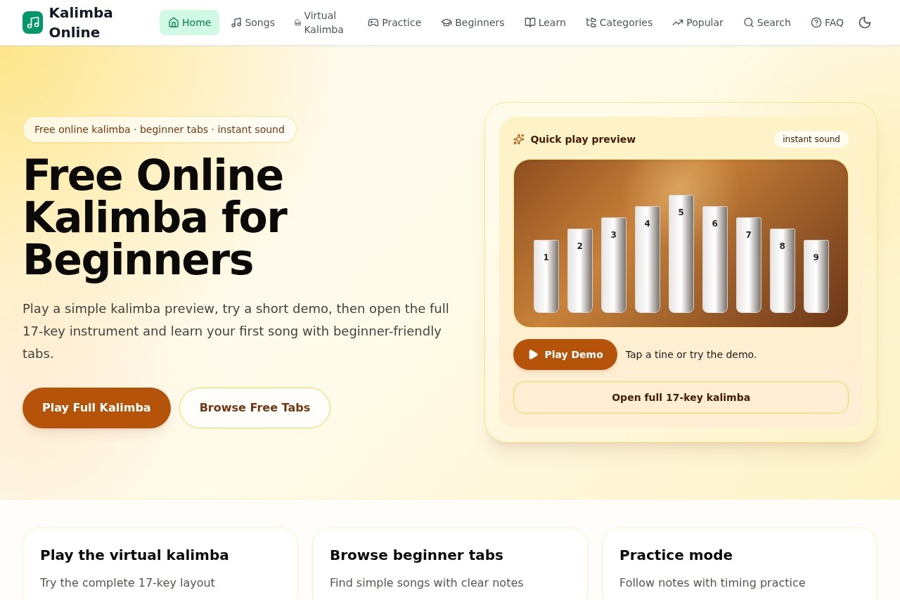 image for Kalimba Online