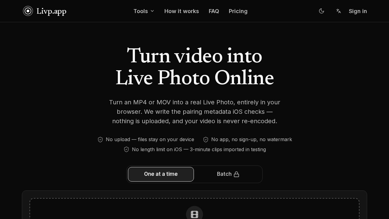 image for Live Photo Converter
