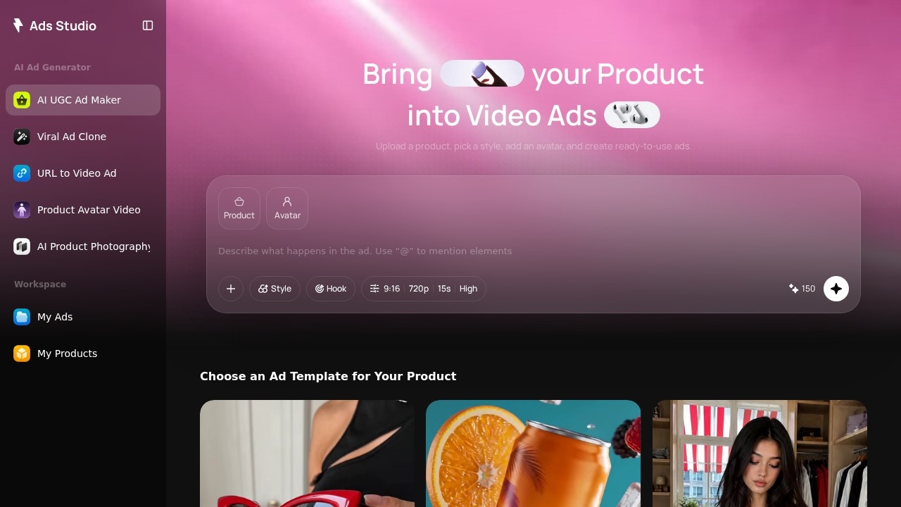 image for AI UGC Ad Maker