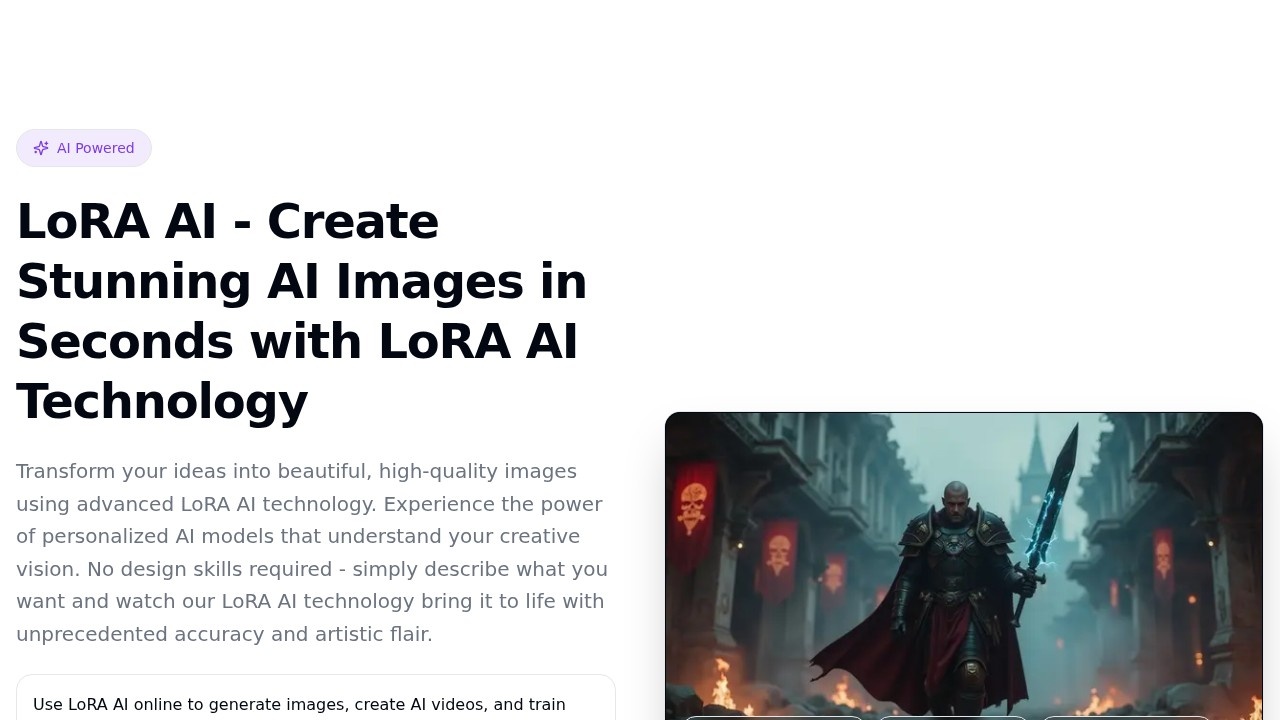 image for LoRA AI