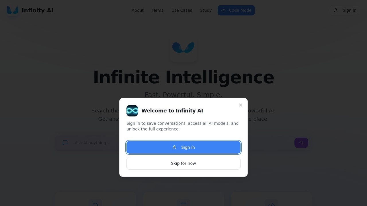 image for Infinity AI
