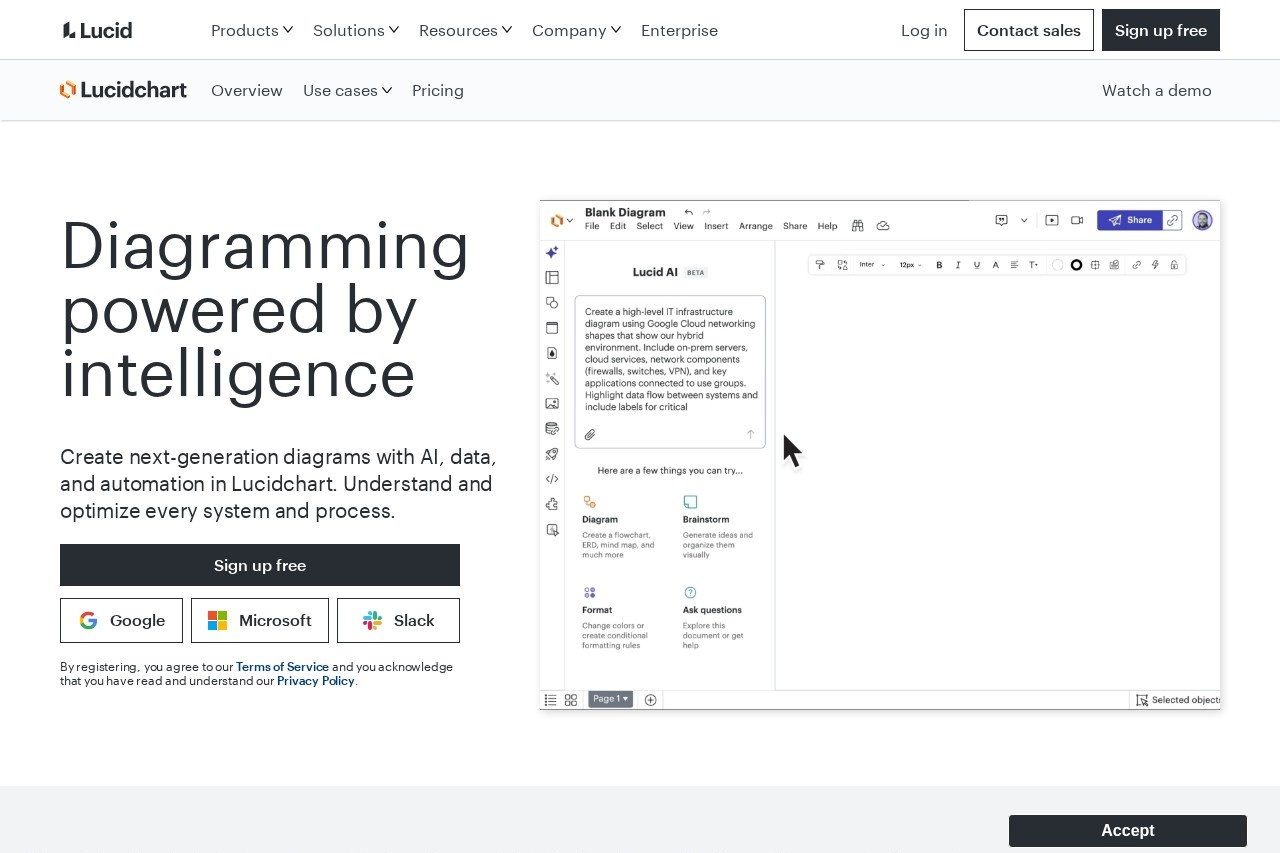 Lucidchart screenshot