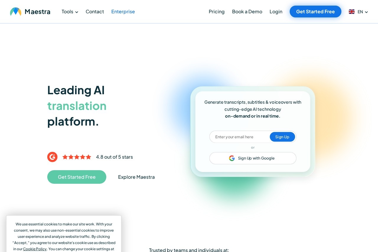 Maestra AI screenshot