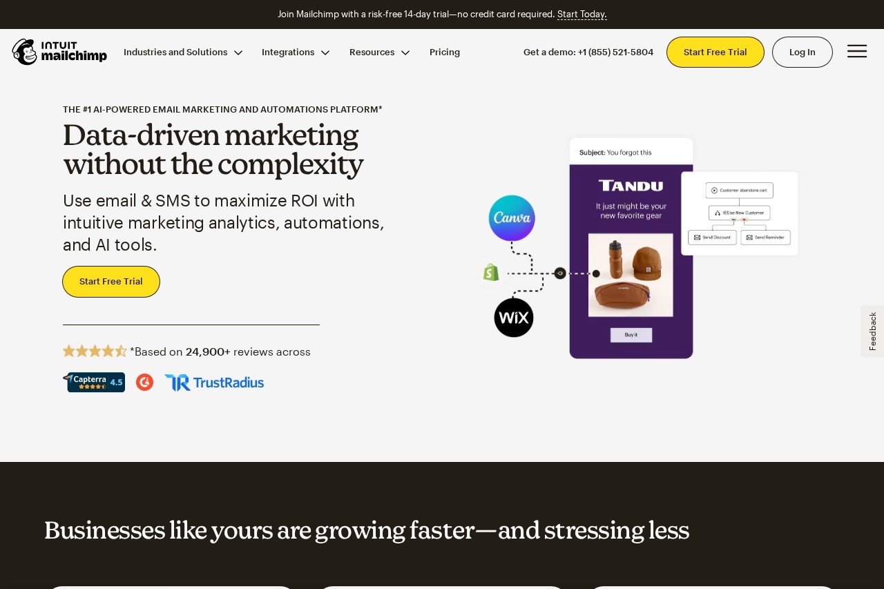 Mailchimp screenshot