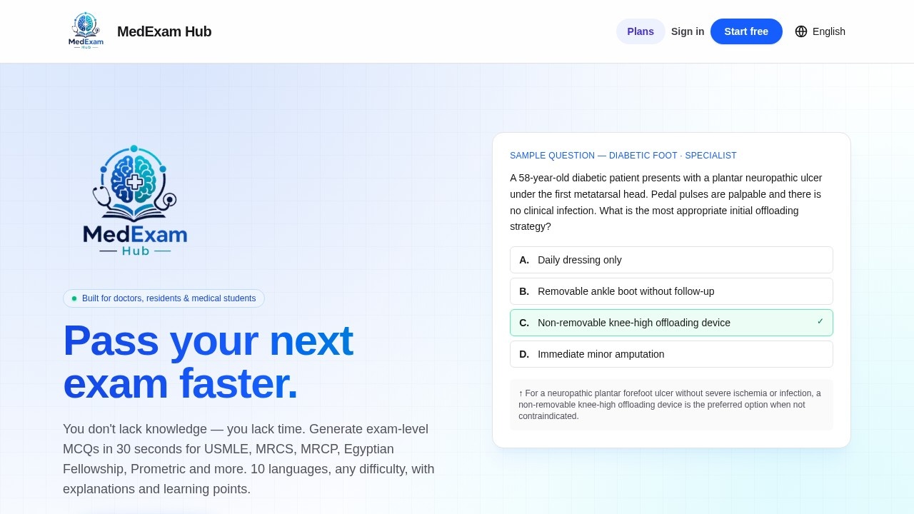 image for MedExam Hub