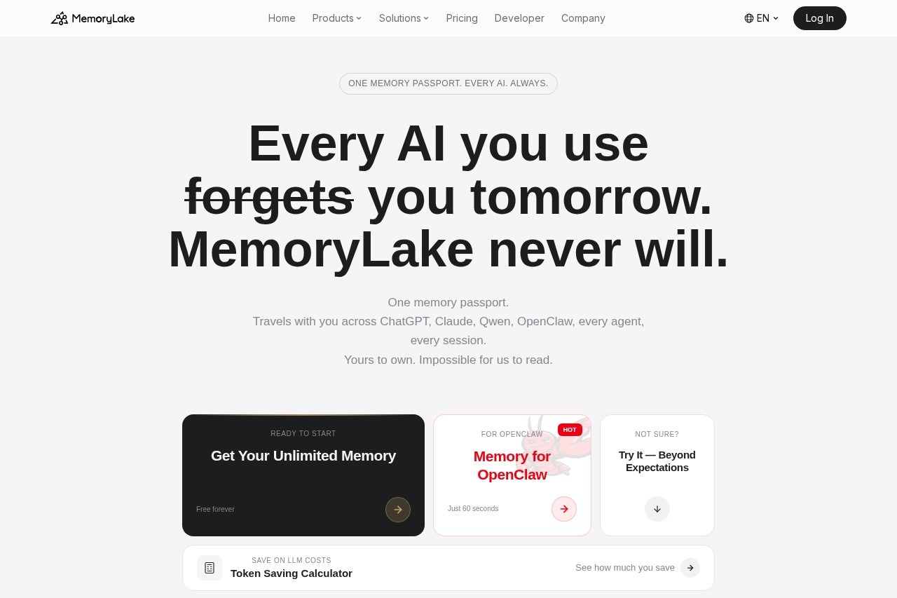 MemoryLake screenshot