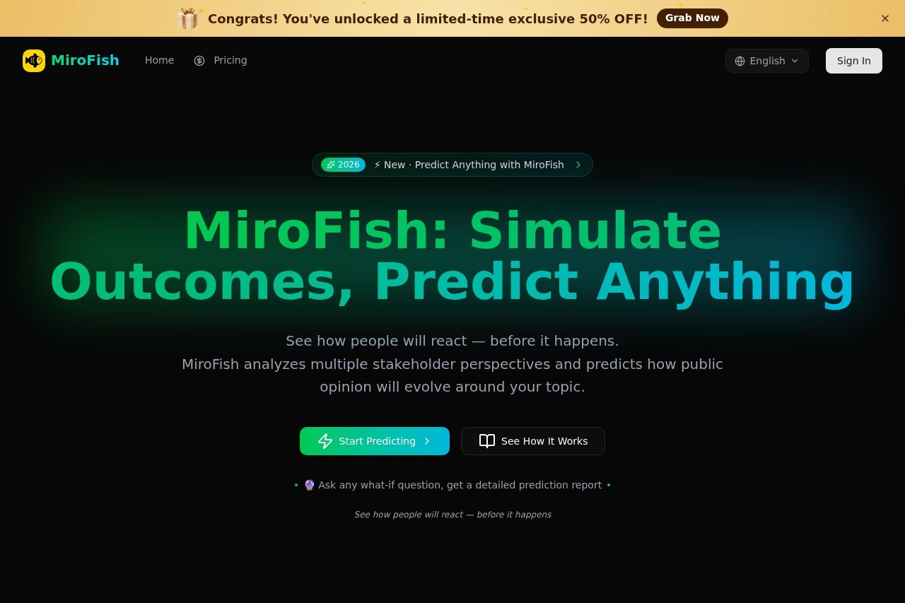 MiroFish screenshot