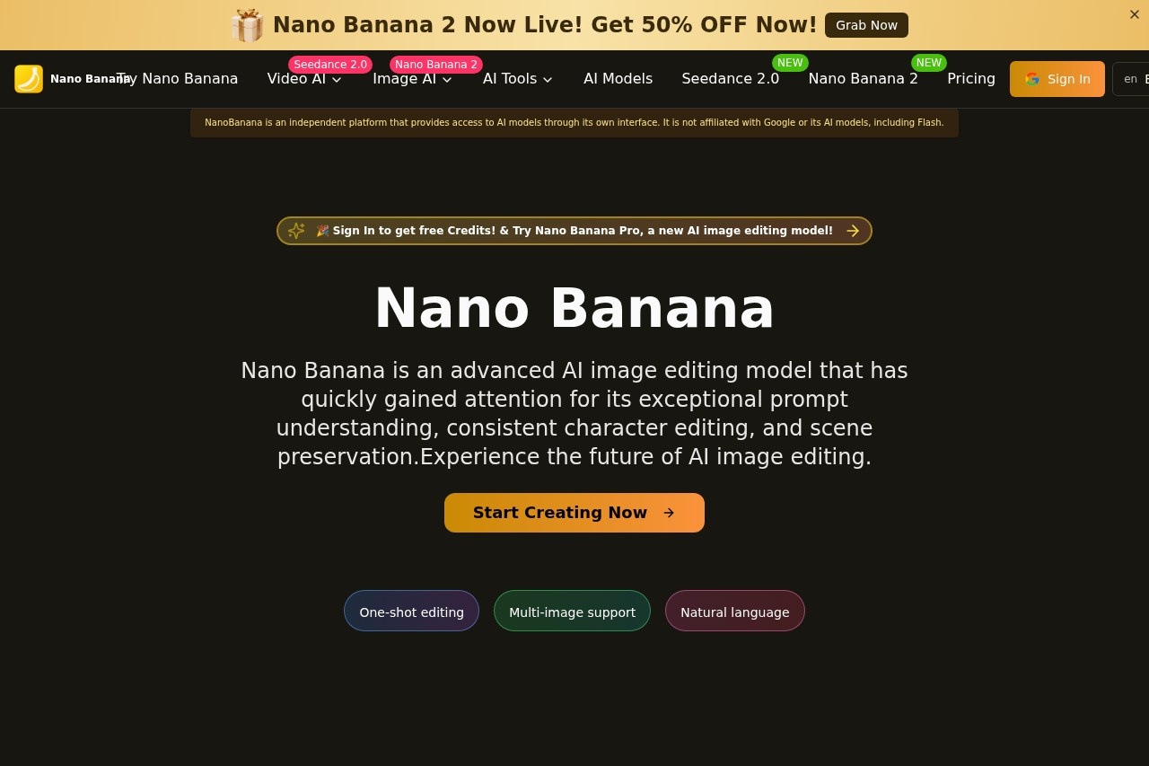 Nano Banana screenshot