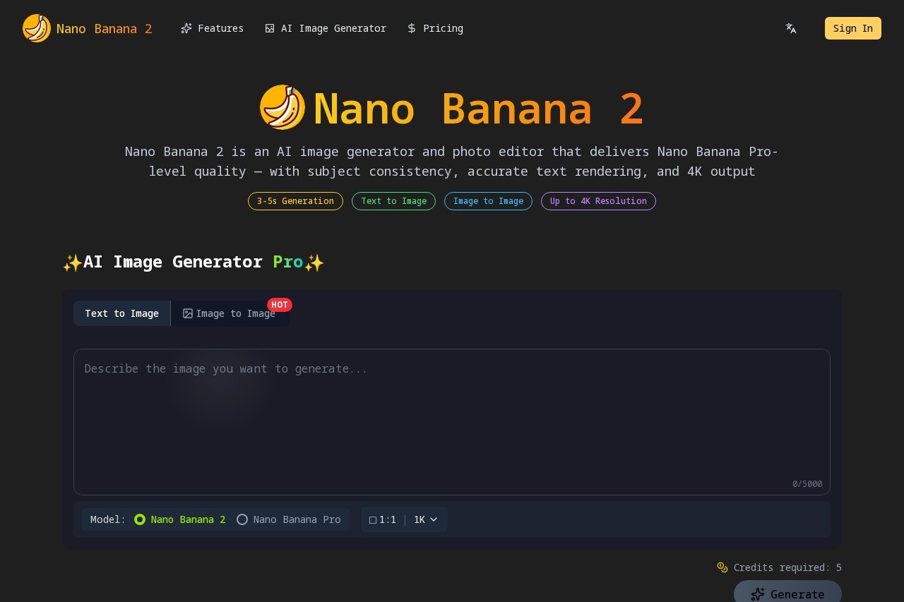 Nano Banana 2 screenshot