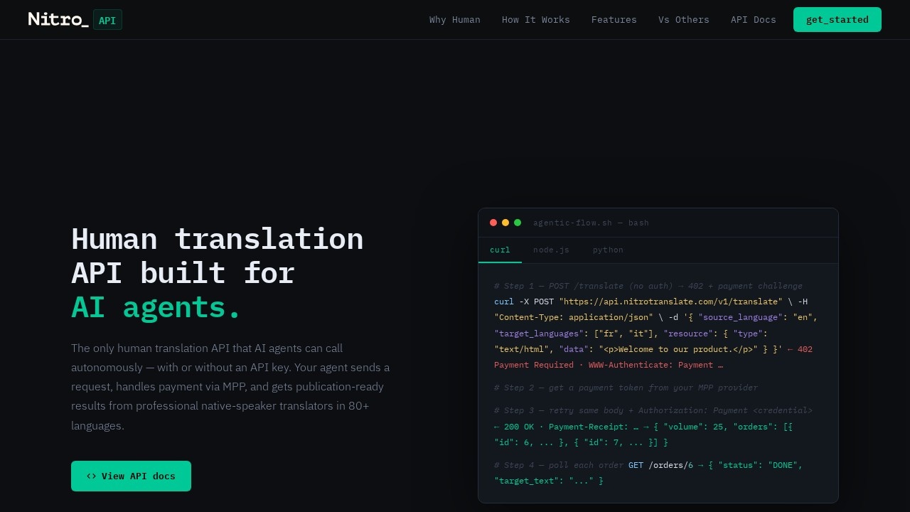 image for Nitro API