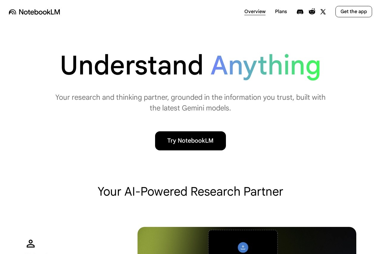 NotebookLM screenshot