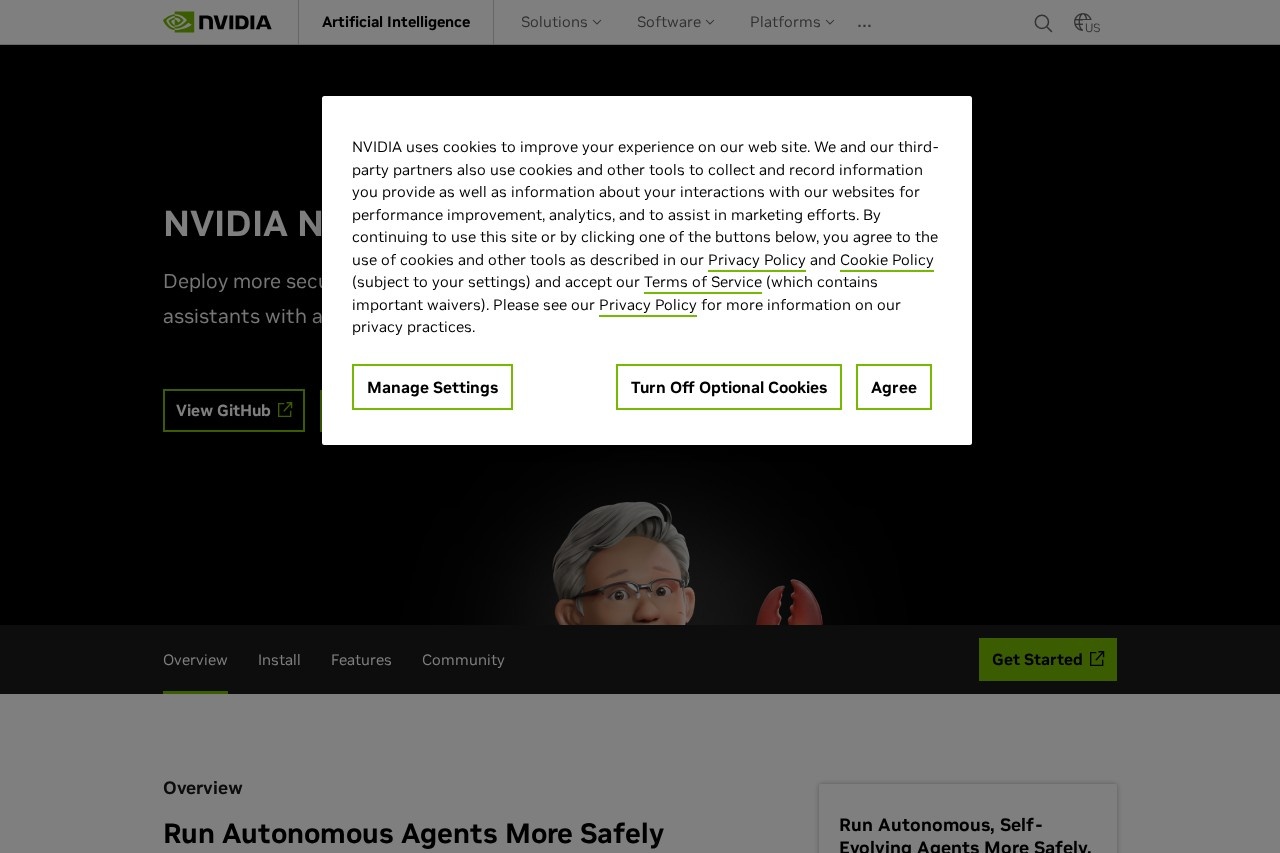 NVIDIA NemoClaw screenshot