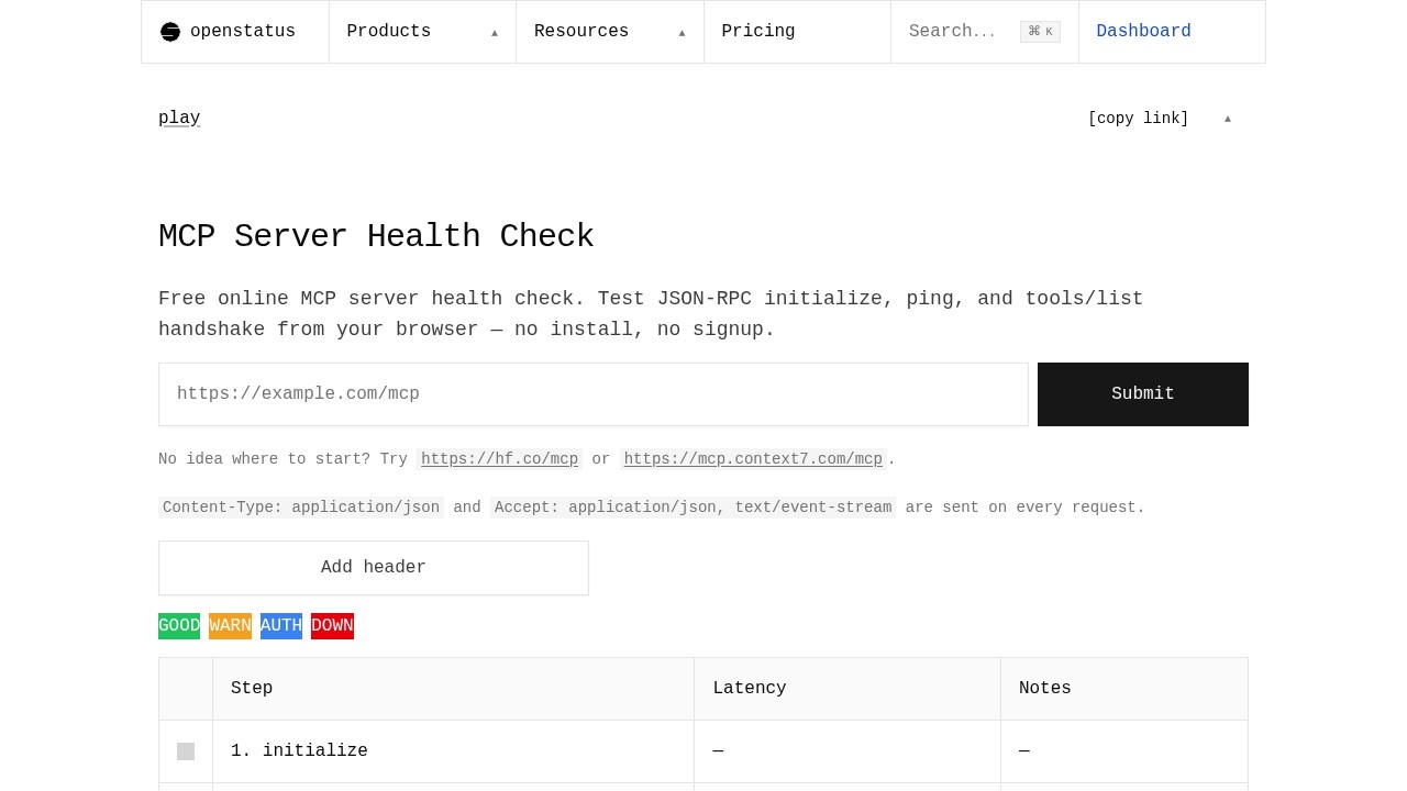 image for OpenStatus