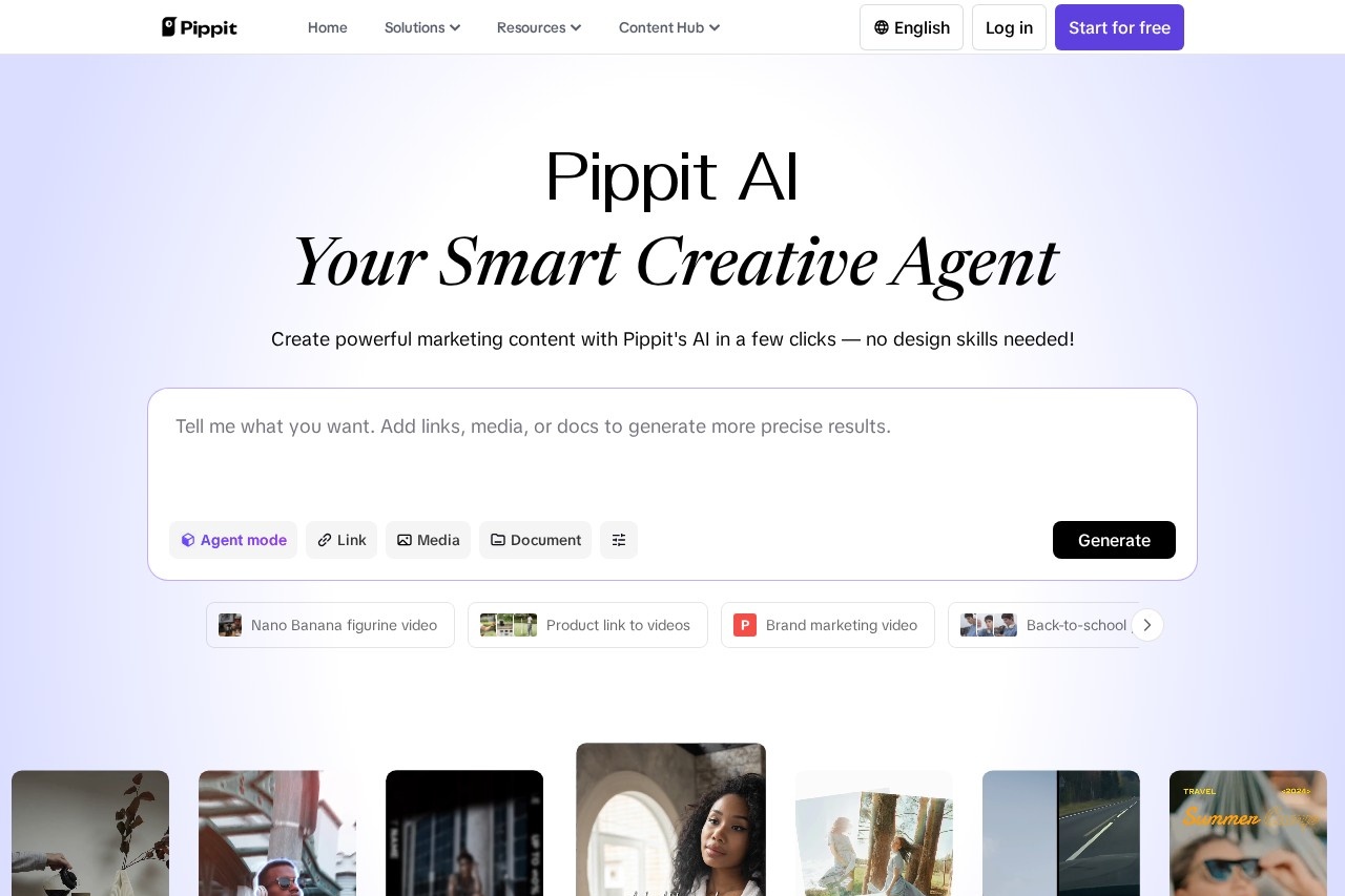 Pippit AI screenshot