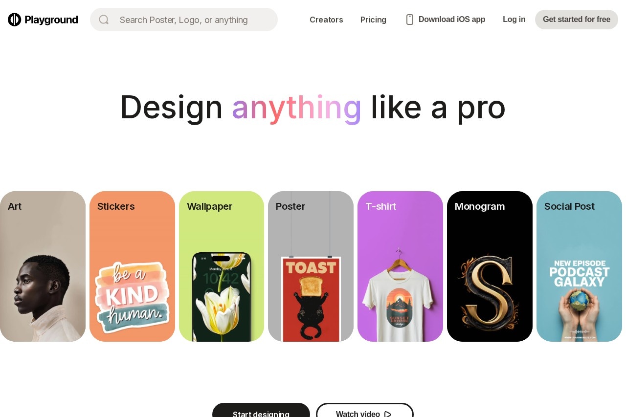 Playground screenshot