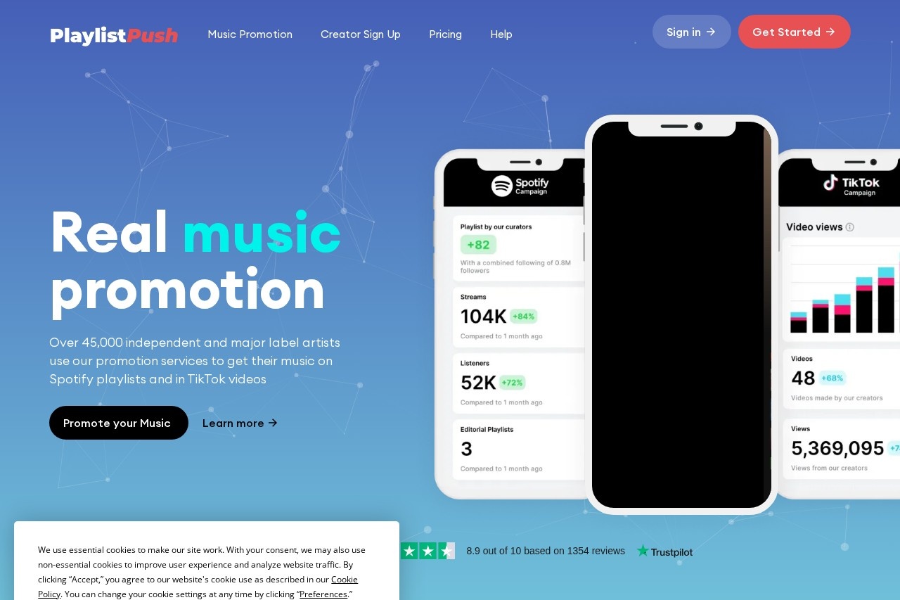 PlaylistPush screenshot