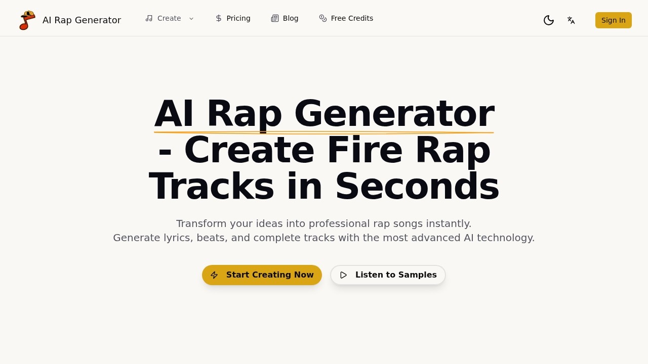 image for AI Rap Generator